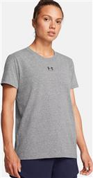ΓΥΝΑΙΚΕΙΟ T-SHIRT ''RIVAL CORE'' - 1383648 ΓΚΡΙ UNDER ARMOUR