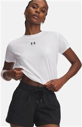 ΓΥΝΑΙΚΕΙΟ T-SHIRT ''RIVAL CORE'' - 1383648 ΛΕΥΚΟ UNDER ARMOUR