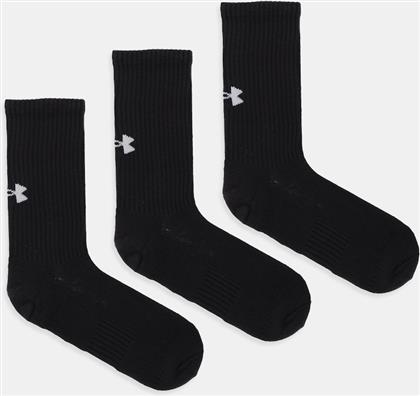 ΚΑΛΤΣΕΣ 3-PACK ΧΡΩΜΑ: ΜΑΥΡΟ, 1386311 UNDER ARMOUR