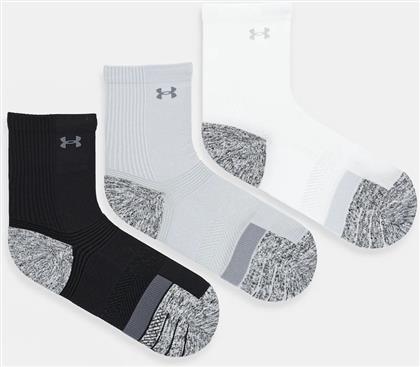 ΚΑΛΤΣΕΣ 3-PACK ΧΡΩΜΑ: ΜΑΥΡΟ, 1387048 UNDER ARMOUR