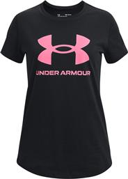 LIVE SPORTSTYLE GRAPHIC SS 1361182-004 ΜΑΥΡΟ UNDER ARMOUR
