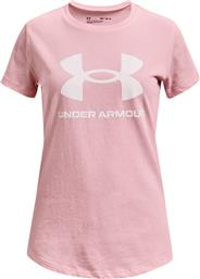 LIVE SPORTSTYLE GRAPHIC SS 1361182-647 ΡΟΖ UNDER ARMOUR