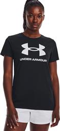 LIVE SPORTSTYLE GRAPHIC SSC 1356305-001 ΜΑΥΡΟ UNDER ARMOUR