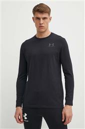 LONGSLEEVE ΑΝΔΡΙΚΟ, ΧΡΩΜΑ: ΜΑΥΡΟ UNDER ARMOUR