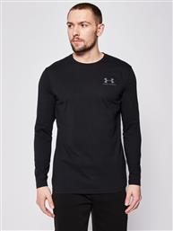 LONGSLEEVE UA SPORTSTYLE LEFT CHEST 1329585 ΜΑΥΡΟ LOOSE FIT UNDER ARMOUR