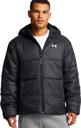 LW INSULATED JACKET 1389182-001 ΜΑΥΡΟ UNDER ARMOUR