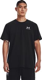 M LOGO EMB HEAVYWEIGHT SS 1373997-001 ΜΑΥΡΟ UNDER ARMOUR