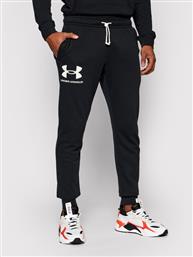 ΠΑΝΤΕΛΟΝΙ ΦΟΡΜΑΣ RIVAL TERRY 1361642 ΜΑΥΡΟ REGULAR FIT UNDER ARMOUR