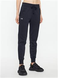 ΠΑΝΤΕΛΟΝΙ ΦΟΡΜΑΣ UA RIVAL FLEECE JOGGER 1379438 ΜΑΥΡΟ LOOSE FIT UNDER ARMOUR