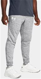 ΠΑΝΤΕΛΟΝΙ ΦΟΡΜΑΣ UA RIVAL TERRY JOGGER 1380843-011 ΓΚΡΙ FITTED FIT UNDER ARMOUR από το MODIVO