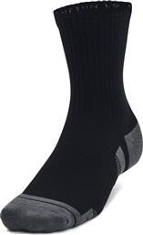 PERFORMANCE COTTON 3PK MID 1379530-001 ΜΑΥΡΟ UNDER ARMOUR