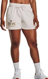PJT ROCK EVERYDAY TERRY SHORT 1380189-114 ΛΕΥΚΟ UNDER ARMOUR