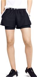 PLAY UP 2-IN-1 SHORTS 1351981-001 ΜΑΥΡΟ UNDER ARMOUR