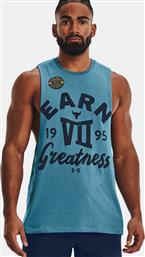 PROJECT ROCK EARN GREATNESS ΑΝΔΡΙΚΗ ΑΜΑΝΙΚΗ ΜΠΛΟΥΖΑ (9000102603-58858) UNDER ARMOUR