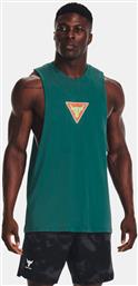 PROJECT ROCK MUSCLE ΑΝΔΡΙΚΟ ΑΜΑΝΙΚΟ T-SHIRT (9000139810-67614) UNDER ARMOUR