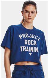 PROJECT ROCK RIVAL TERRY ΓΥΝΑΙΚΕΙΟ T-SHIRT (9000139781-67563) UNDER ARMOUR