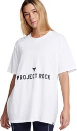 PROJECT ROCK W CAMPUS T Q3 1386440-100 ΛΕΥΚΟ UNDER ARMOUR από το ZAKCRET SPORTS