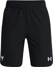 PROJECT ROCK WOVEN SHORTS 1370269-001 ΜΑΥΡΟ UNDER ARMOUR