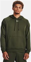 RIVAL FLEECE ΑΝΔΡΙΚΗ ΜΠΛΟΥΖΑ ΜΕ ΚΟΥΚΟΥΛΑ (9000195169-70888) UNDER ARMOUR