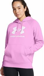 RIVAL FLEECE BIG LOGO HDY 1379501-638 ΡΟΖ UNDER ARMOUR