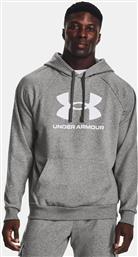 RIVAL FLEECE LOGO ΑΝΔΡΙΚΗ ΜΠΛΟΥΖΑ ΜΕ ΚΟΥΚΟΥΛΑ (9000245879-70884) UNDER ARMOUR