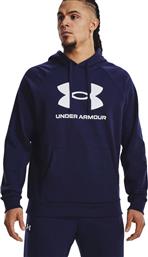 RIVAL FLEECE LOGO HD 1379758-410 ΜΠΛΕ UNDER ARMOUR