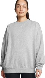 RIVAL FLEECE OS CREW 1386463-011 ΓΚΡΙ UNDER ARMOUR