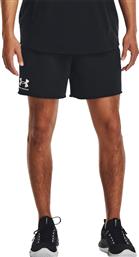 RIVAL TERRY 6IN SHORT 1382427-001 ΜΑΥΡΟ UNDER ARMOUR