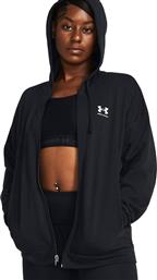 RIVAL TERRY OS FZ HOODED 1386043-001 ΜΑΥΡΟ UNDER ARMOUR