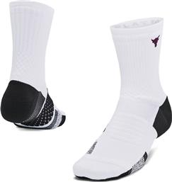 ROCK UA AD PLAYMAKER 1PK MID 1376230-101 ΛΕΥΚΟ UNDER ARMOUR από το ZAKCRET SPORTS