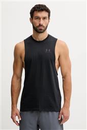T-SHIRT ΠΡΟΠΟΝΗΣΗΣ ΧΡΩΜΑ: ΜΑΥΡΟ, 1329286 UNDER ARMOUR