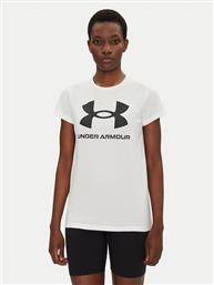 T-SHIRT RIVAL LOGO SS 1356305 ΛΕΥΚΟ REGULAR FIT UNDER ARMOUR