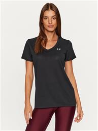T-SHIRT TECH SSV - SOLID 1255839 ΜΑΥΡΟ LOOSE FIT UNDER ARMOUR
