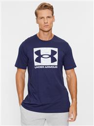 T-SHIRT UA ABC CAMO BOXED LOGO SS 1361673 ΣΚΟΥΡΟ ΜΠΛΕ LOOSE FIT UNDER ARMOUR