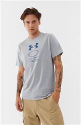 T-SHIRT UA CORE NOVELTY GRAPHIC SS 1380957 ΓΚΡΙ LOOSE FIT UNDER ARMOUR
