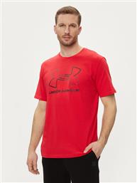 T-SHIRT UA GL FOUNDATION UPDATE SS 1382915-600 ΚΟΚΚΙΝΟ LOOSE FIT UNDER ARMOUR