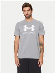 T-SHIRT UA SPORTSTYLE LOGO UPDATE SS 1382911 ΓΚΡΙ LOOSE FIT UNDER ARMOUR