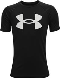 T-SHIRT UA TECH BIG LOGO SS 1363283 ΜΑΥΡΟ REGULAR FIT UNDER ARMOUR