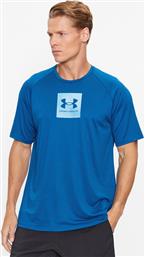 T-SHIRT UA TECH PRT FILL SS 1380785 ΜΠΛΕ LOOSE FIT UNDER ARMOUR