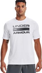 TEAM ISSUE WORDMARK SS 1329582-100 ΛΕΥΚΟ UNDER ARMOUR