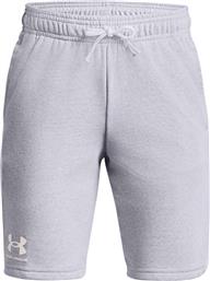 UA RIVAL TERRY SHORT 1377255-011 ΓΚΡΙ UNDER ARMOUR