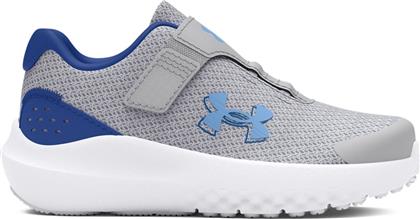 ΒΡΕΦΙΚΑ ΑΘΛΗΤΙΚΑ ΠΑΠΟΥΤΣΙΑ RUNNING ''SURGE 4'' (21-27) - 3027105 ΓΚΡΙ UNDER ARMOUR
