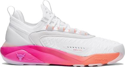 W PROJECT ROCK 7 3027601-101 ΛΕΥΚΟ UNDER ARMOUR από το ZAKCRET SPORTS