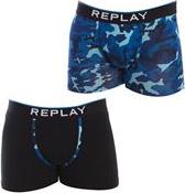 ΣΕΤ ΑΝΔΡΙΚΑ ΜΠΟΞΕΡΑΚΙΑ 2 ΤΜΧ REPLAY UNDERWEAR από το BRANDSGALAXY