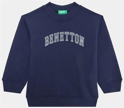 ΜΠΛΟΥΖΑ 3J70G10A7 ΣΚΟΥΡΟ ΜΠΛΕ REGULAR FIT BENETTON από το MODIVO