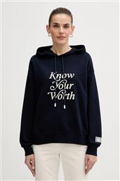 ΜΠΛΟΥΖΑ ΧΡΩΜΑ: ΝΑΥΤΙΚΟ ΜΠΛΕ, ΜΕ ΚΟΥΚΟΥΛΑ, 3WNWD201C BENETTON