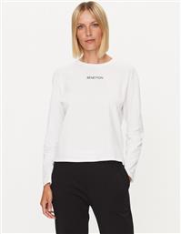 ΜΠΛΟΥΖΑ ΠΙΤΖΑΜΑΣ 30963M04S ΛΕΥΚΟ REGULAR FIT BENETTON από το MODIVO