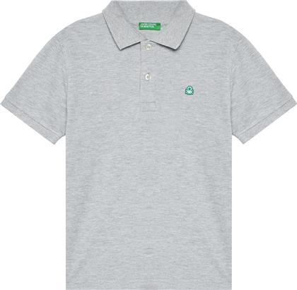 POLO 3089C300Q ΓΚΡΙ REGULAR FIT BENETTON