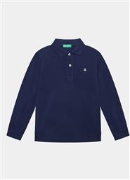 POLO 3089C300Z ΣΚΟΥΡΟ ΜΠΛΕ REGULAR FIT BENETTON