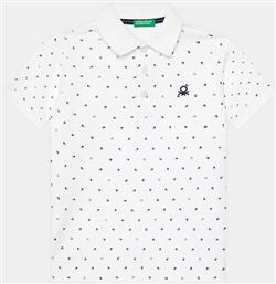 POLO 38YVC301C ΛΕΥΚΟ SLIM FIT BENETTON